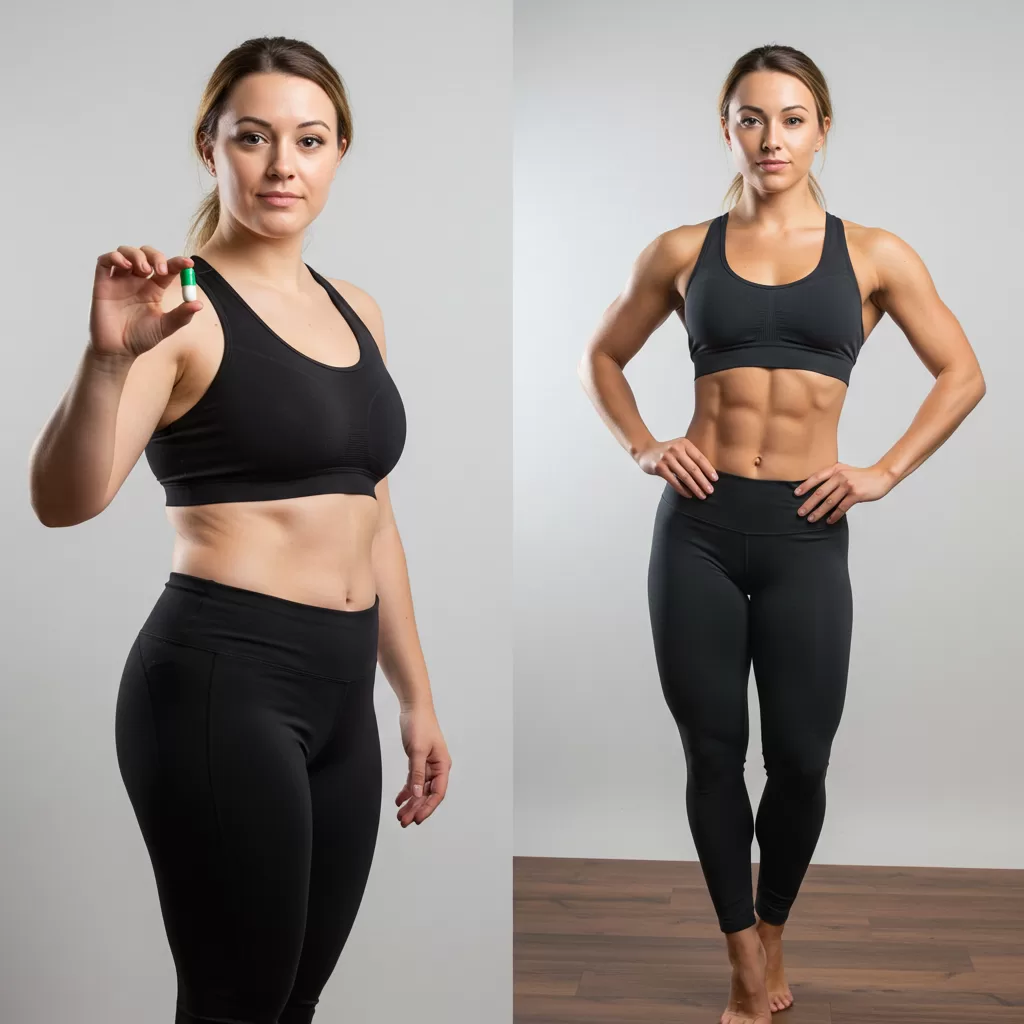 Sibutramina: A imagem ilustra uma pessoa que passou por processo de emagrecimento. IMAGEM MERAMENTE ILUSTRATIVA.