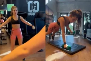 A Dieta de Jade Picon: Jade Picon Treinando