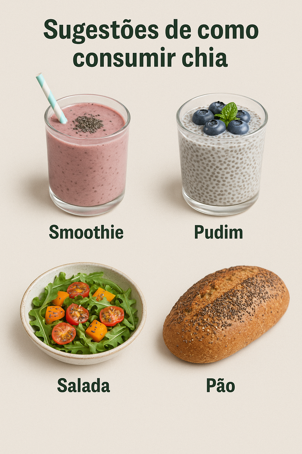 Como consumir a chia diariamete