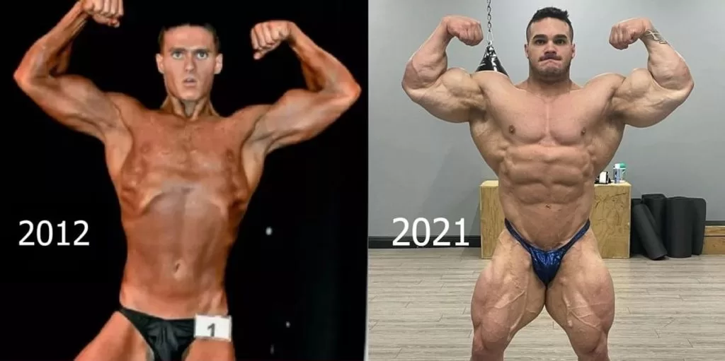 Nick Walker antes e depois