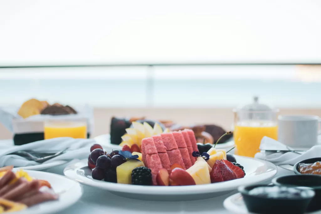 mesa de café da manhã