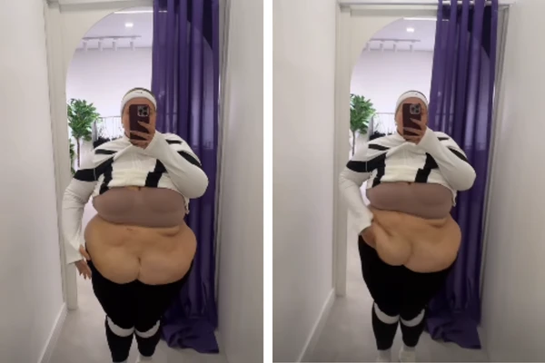 thais-mostra-excesso-de-pele-na-barriga