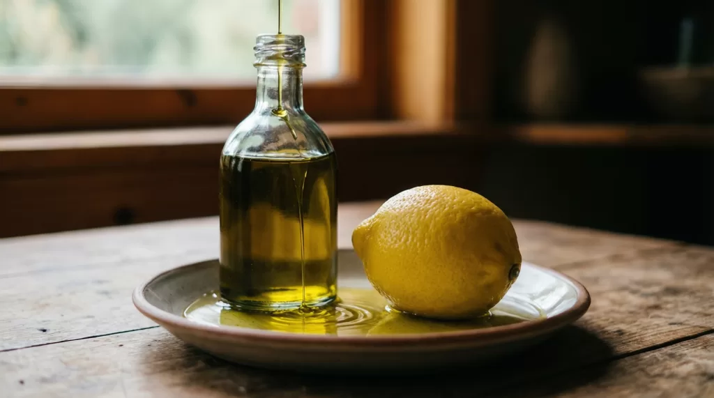 azeite e limão todas as noites