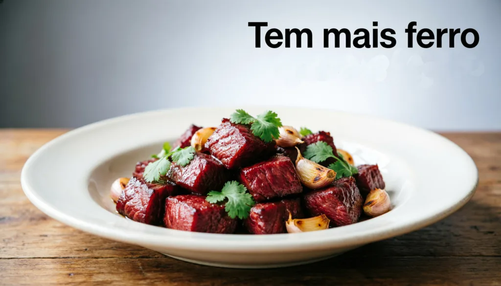 alimento com mais ferro que feijão